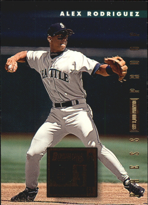1996 Donruss Press Proofs #8 Alex Rodriguez