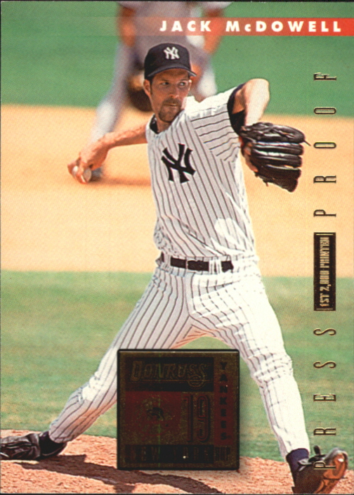 1996 Donruss Press Proofs #418 Jack McDowell