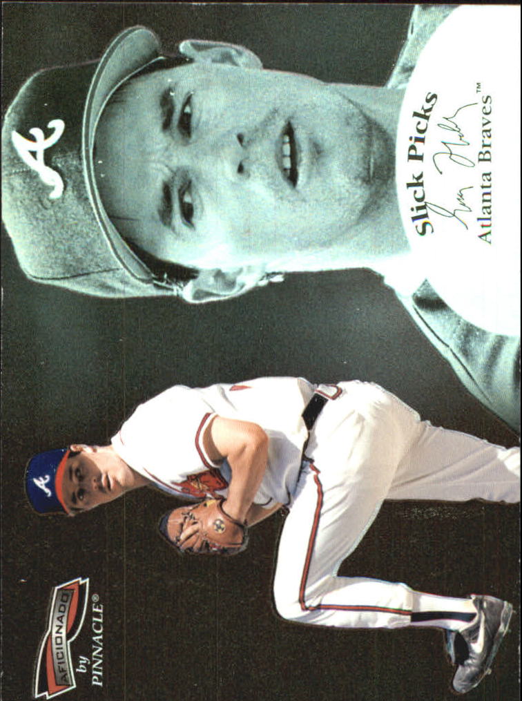 1996 Pinnacle Aficionado Slick Picks #14 Greg Maddux
