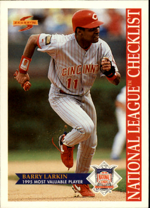 1996 Score #516 Barry Larkin CL