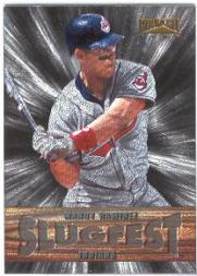 1996 Pinnacle Slugfest #13 Manny Ramirez