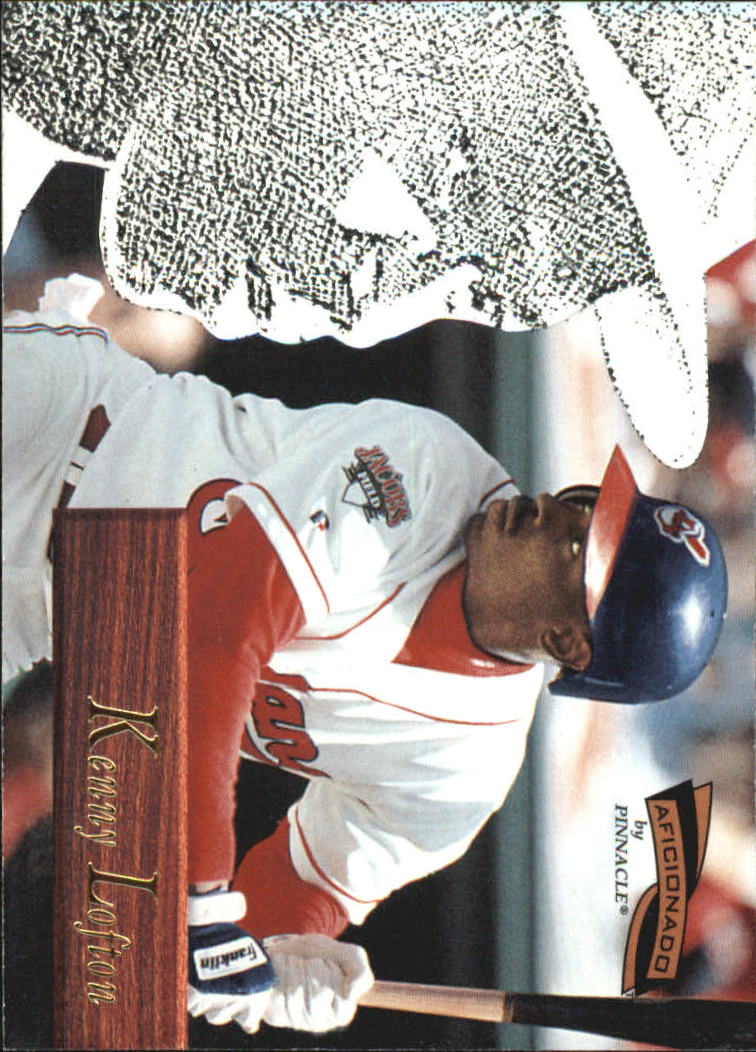 1996 Pinnacle Aficionado #114 Kenny Lofton