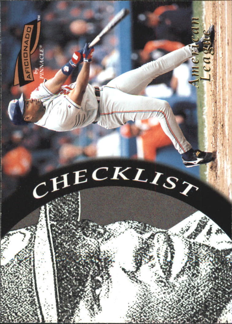 1996 Pinnacle Aficionado #197 Albert Belle CL