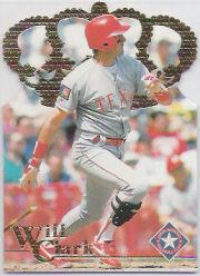 1996 Pacific Gold Crown Die Cuts #DC2 Will Clark