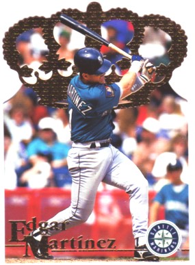1996 Pacific Gold Crown Die Cuts #DC5 Edgar Martinez