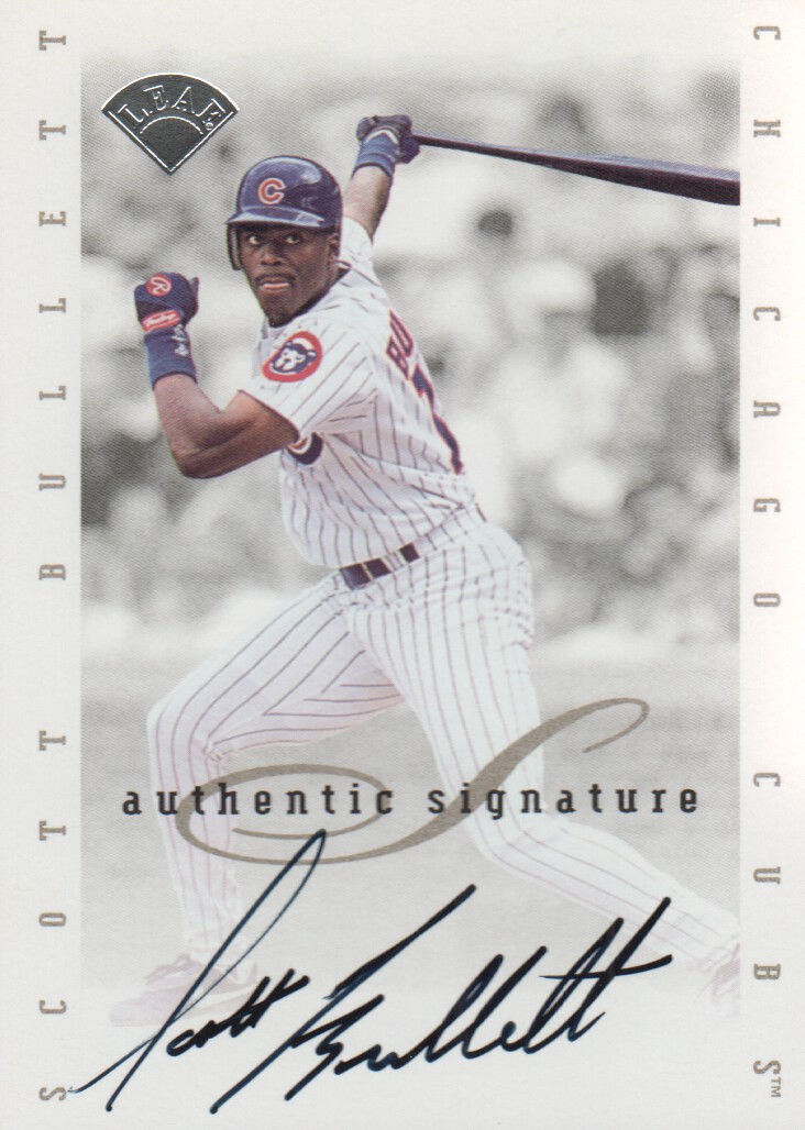 1996 Leaf Signature Extended Autographs #20 Scott Bullett