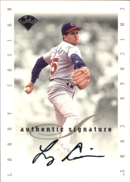 1996 Leaf Signature Extended Autographs #26 Larry Casian