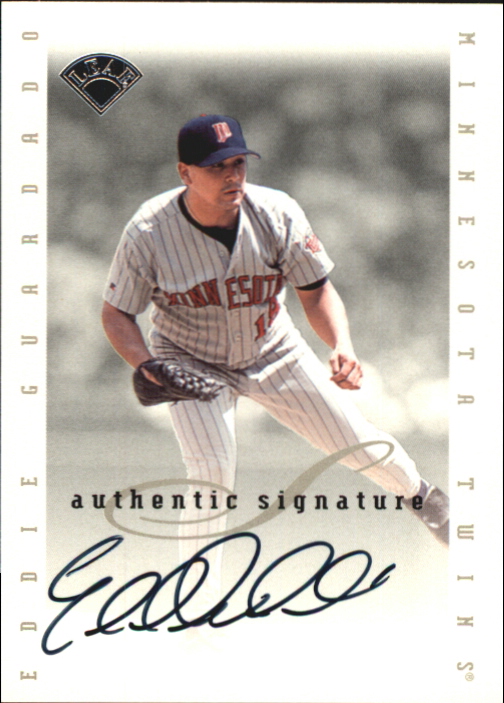 1996 Leaf Signature Extended Autographs #65 Eddie Guardado
