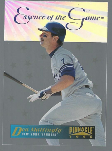 1996 Pinnacle Essence of the Game #15 Don Mattingly