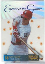 1996 Pinnacle Essence of the Game #16 Will Clark