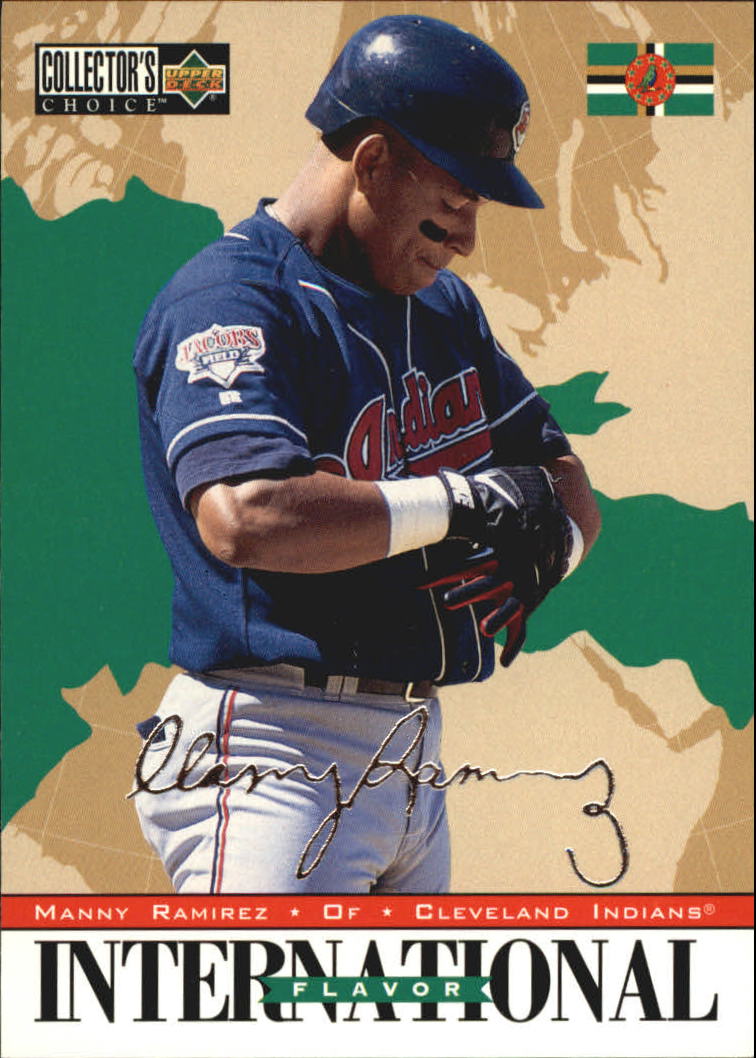 1996 Collector's Choice Silver Signature #329 Manny Ramirez IF