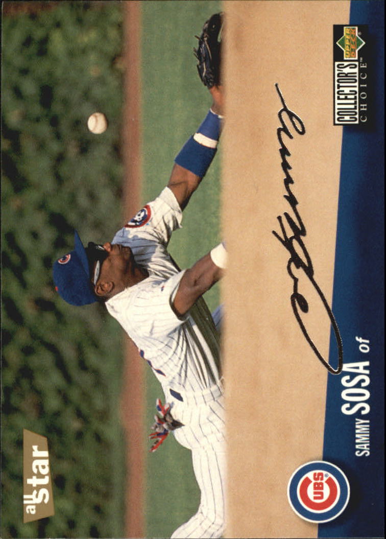 1996 Collector's Choice Silver Signature #490 Sammy Sosa