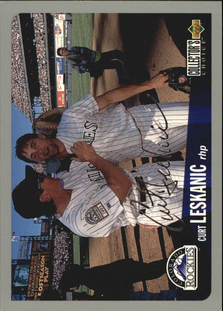 1996 Collector's Choice Silver Signature #537 Curt Leskanic