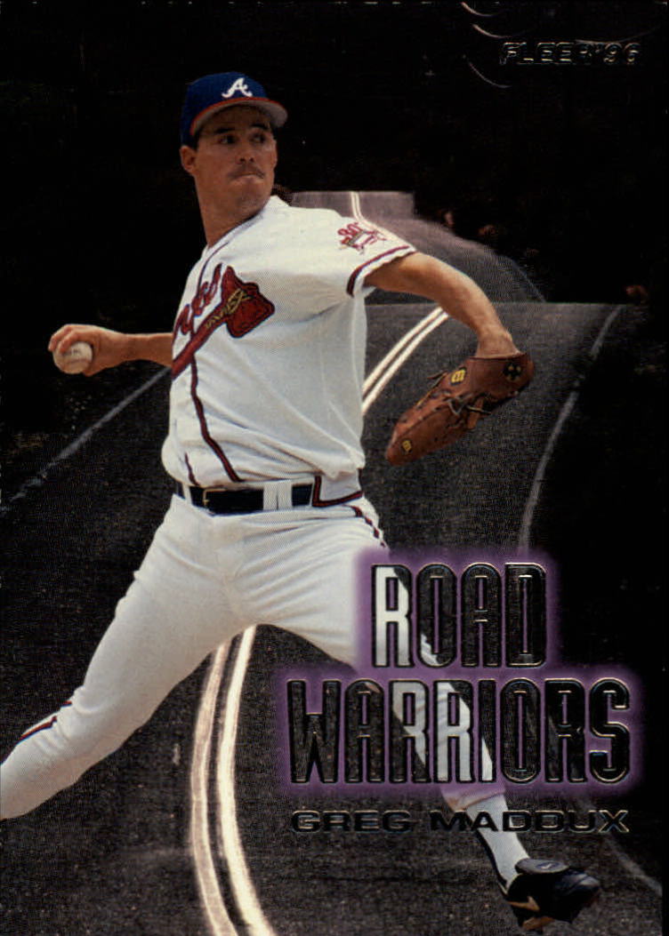 1996 Fleer Road Warriors #3 Greg Maddux