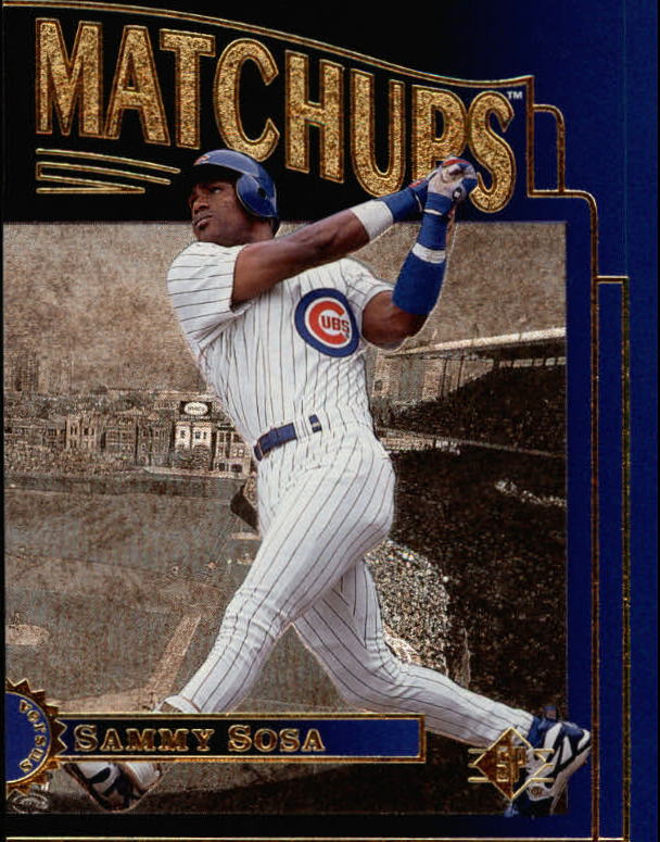 1996 SP Marquee Matchups #MM16 Sammy Sosa
