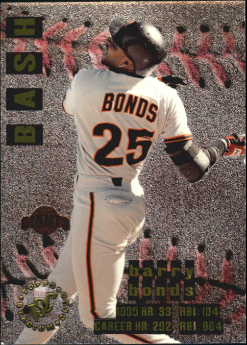 1996 Stadium Club Bash and Burn #BB2 Barry Bonds