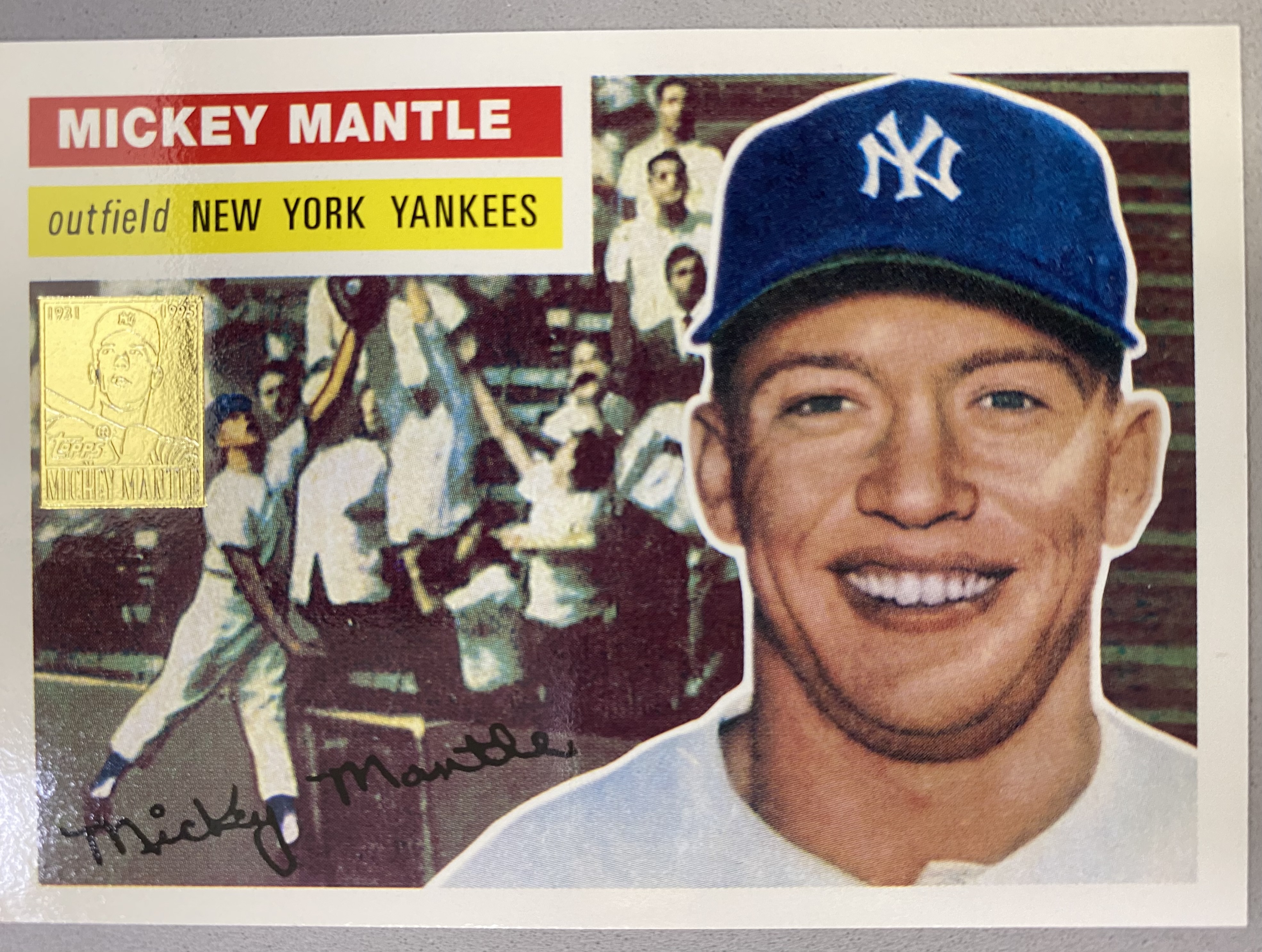 1996 Topps Mantle #6 Mickey Mantle/1956 Topps