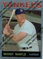 1996 Topps Mantle Finest Refractors #14 Mickey Mantle 1964 Topps