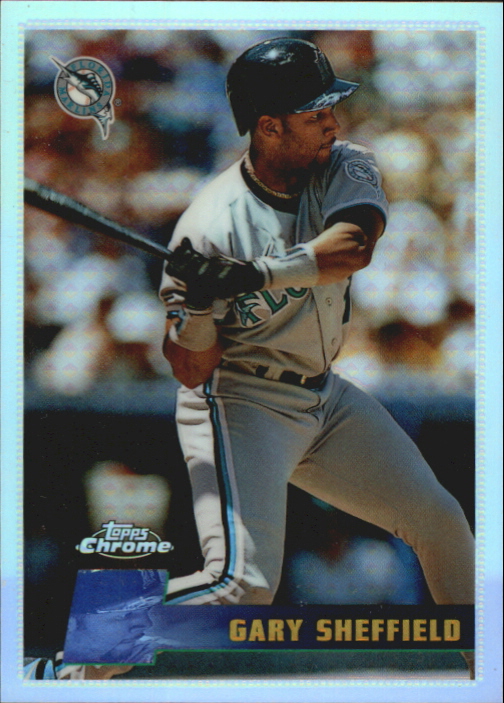 1996 Topps Chrome Refractors #27 Gary Sheffield