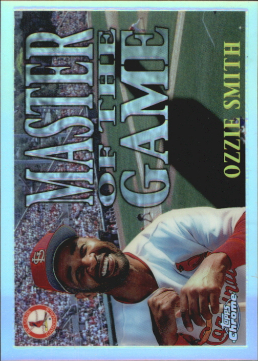 1996 Topps Chrome Masters of the Game Refractors #5 Ozzie Smith