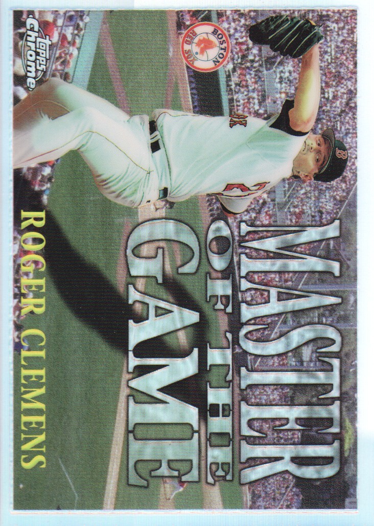 1996 Topps Chrome Masters of the Game Refractors #17 Roger Clemens