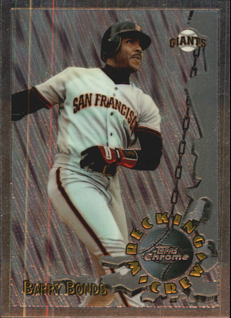 1996 Topps Chrome Wrecking Crew #WC3 Barry Bonds