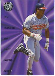1996 Ultra Fresh Foundations Gold Medallions #9 Manny Ramirez
