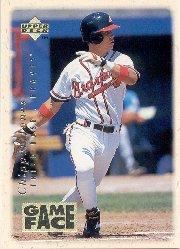 1996 Upper Deck Gameface #GF7 Chipper Jones