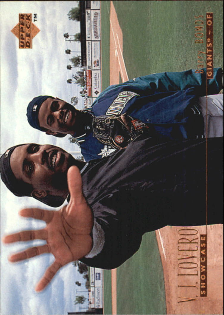 1996 Upper Deck V.J. Lovero Showcase #VJ4 Barry Bonds