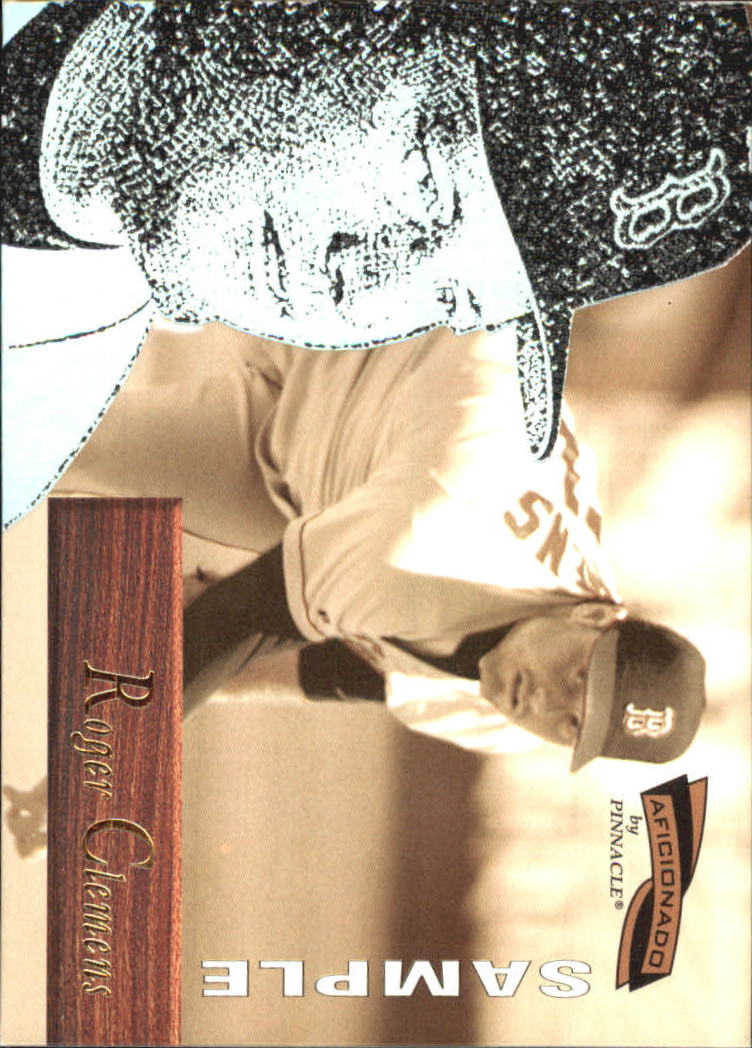 1996 Pinnacle Aficionado Promos #9 Roger Clemens