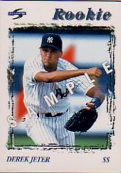 1996 Score Samples #240 Derek Jeter