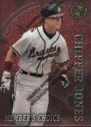 1996 Stadium Club Members Only 50 #48 Chipper Jones FIN
