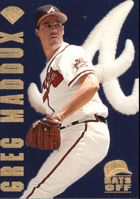 1996 Leaf Hats Off #8 Greg Maddux