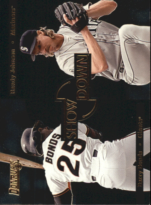 1996 Donruss Showdown #2 B.Bonds/R.Johnson