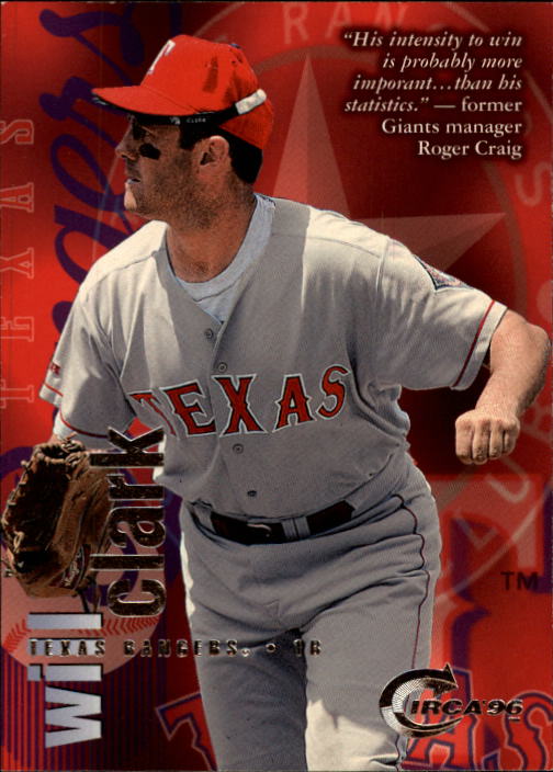 1996 Circa #84 Will Clark