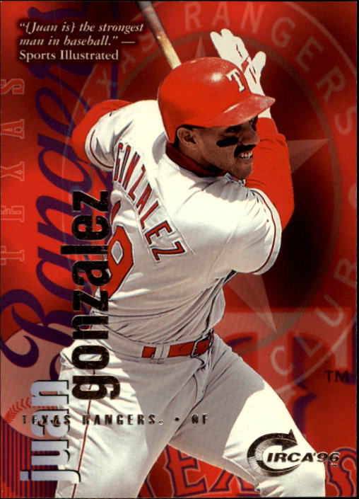 1996 Circa #86 Juan Gonzalez