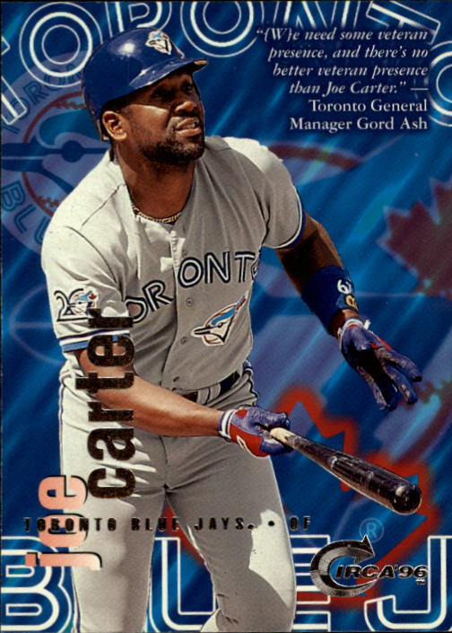 1996 Circa #93 Joe Carter