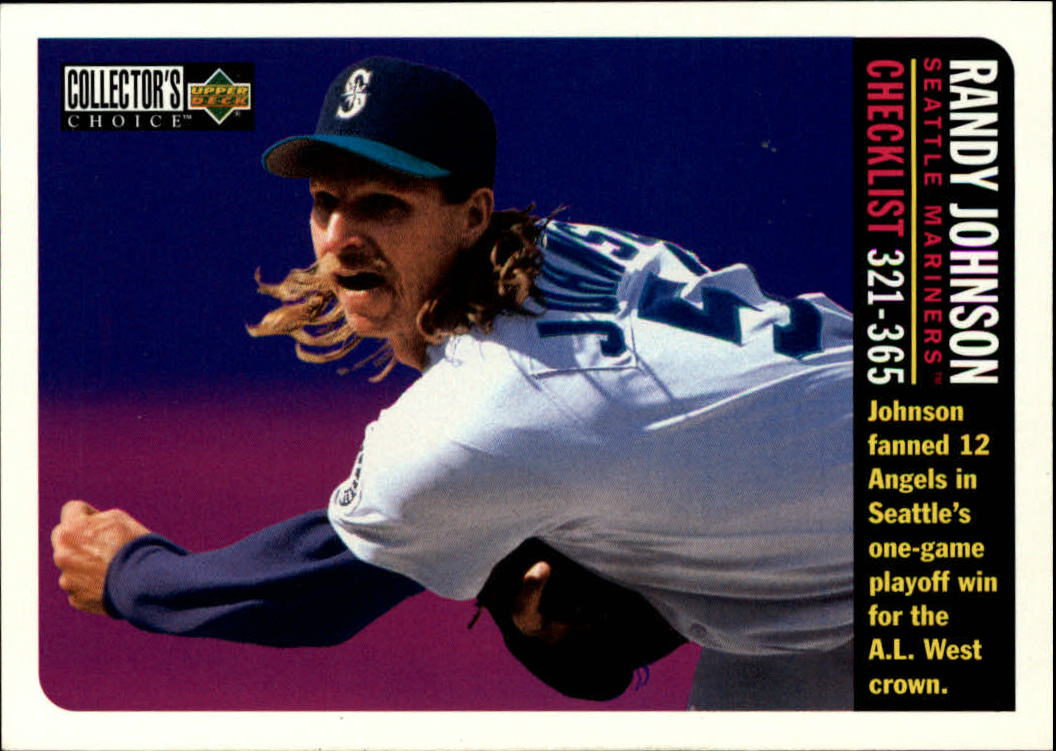 1996 Collector's Choice #365 Randy Johnson CL