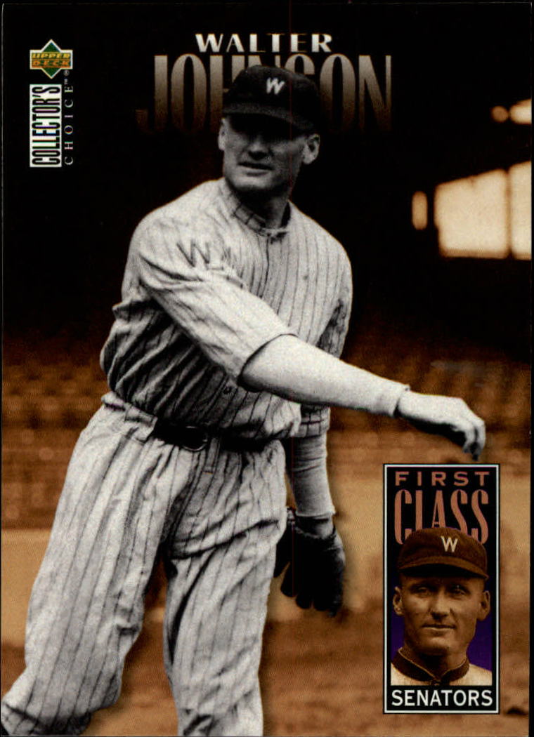 1996 Collector's Choice #502 Walter Johnson FC