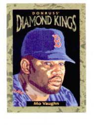 1996 Donruss Diamond Kings #2 Mo Vaughn