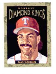 1996 Donruss Diamond Kings #5 Juan Gonzalez