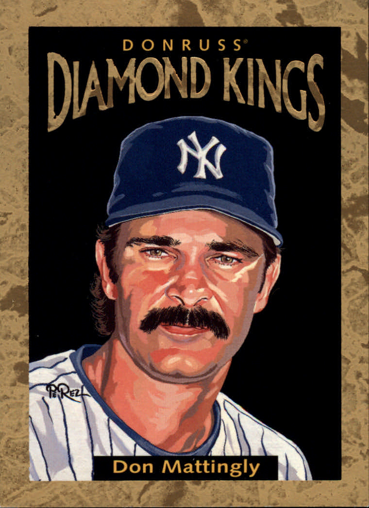 1996 Donruss Diamond Kings #16 Don Mattingly