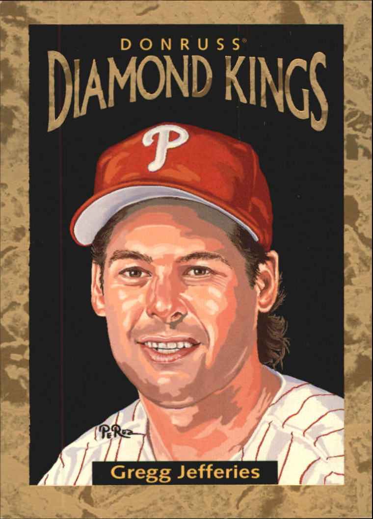 1996 Donruss Diamond Kings #17 Gregg Jefferies