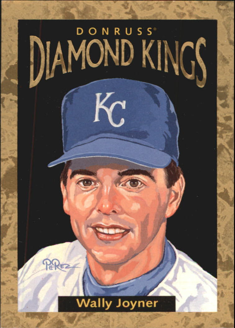 1996 Donruss Diamond Kings #24 Wally Joyner