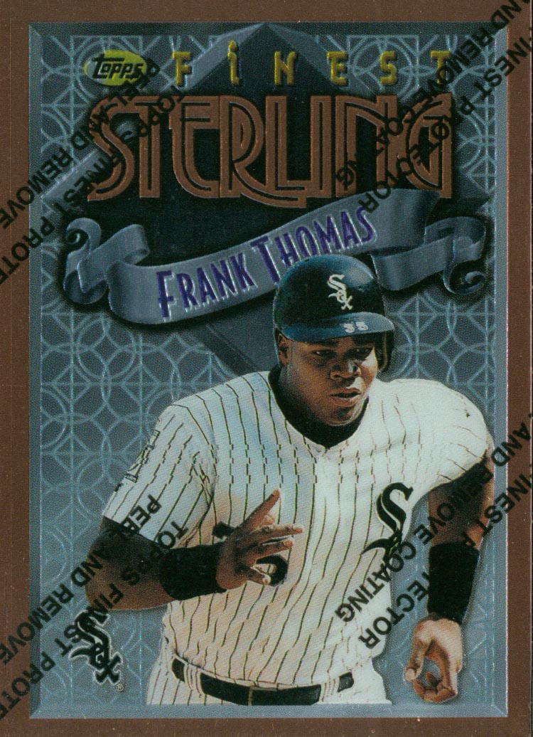 1996 Finest #B48 Frank Thomas B