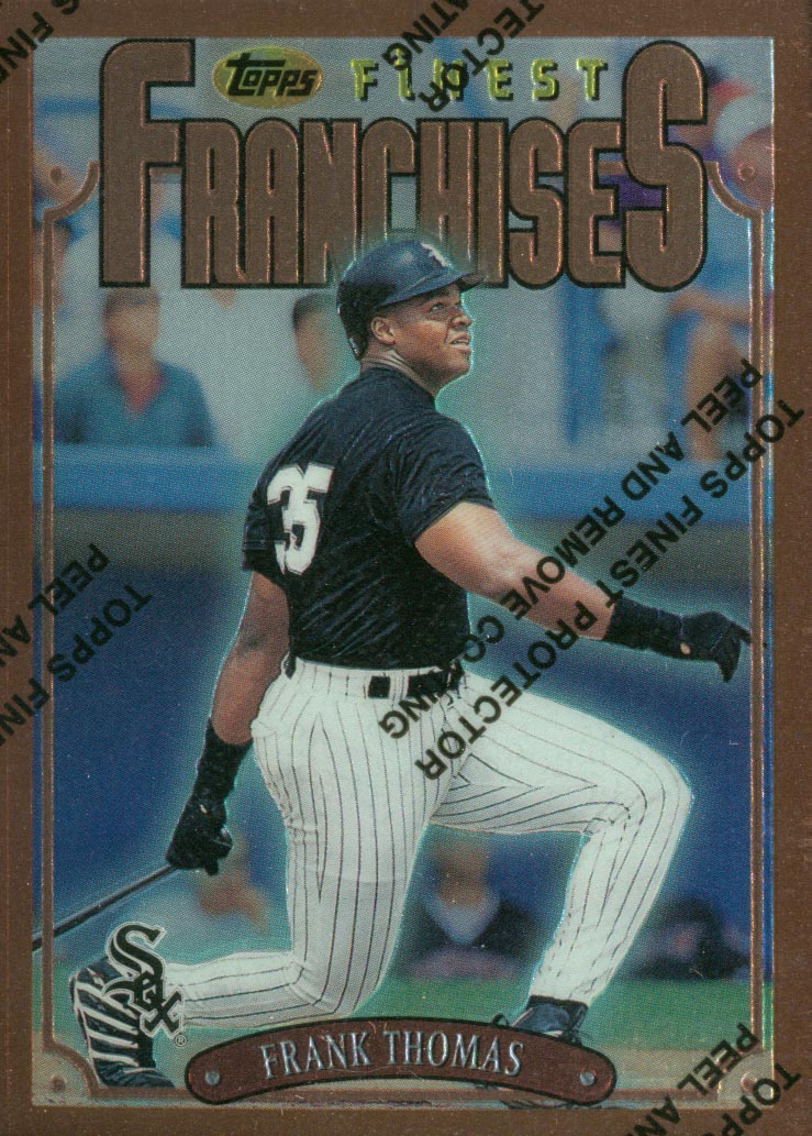 1996 Finest #B322 Frank Thomas B