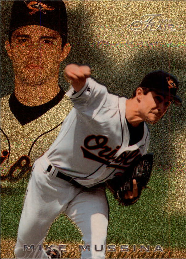 1996 Flair #9 Mike Mussina