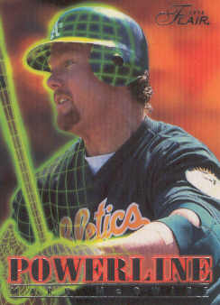 1996 Flair Powerline #5 Mark McGwire