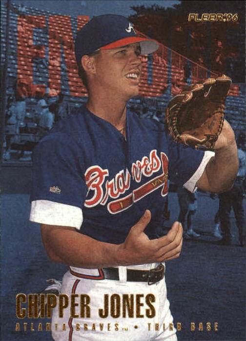 1996 Fleer Update #U228 Chipper Jones ENC