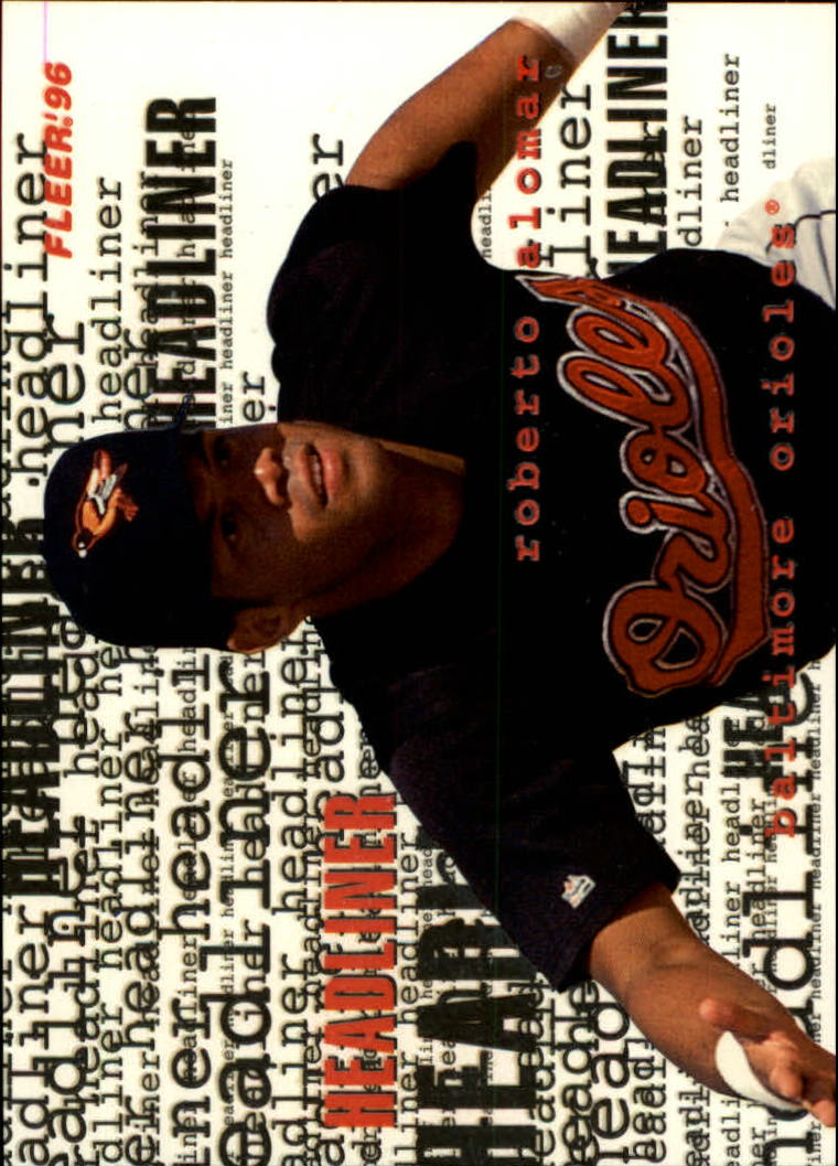 1996 Fleer Update Headliners #1 Roberto Alomar